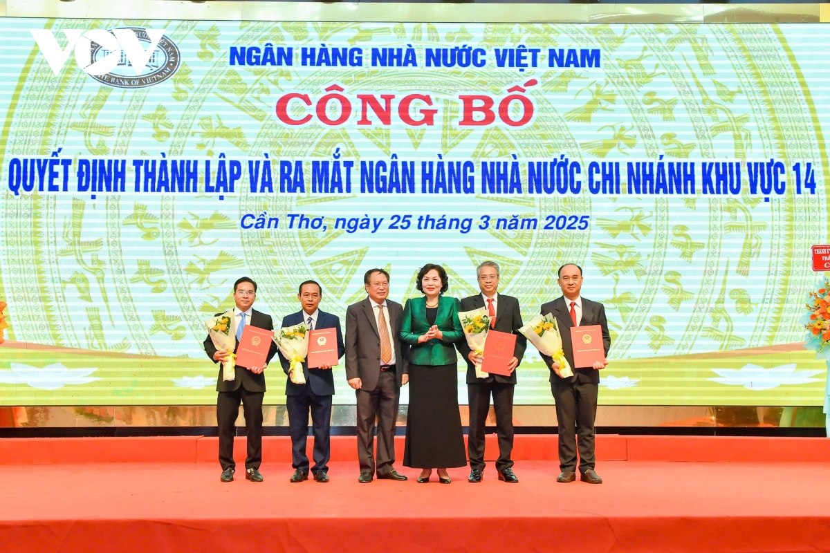 Giám đốc NHNN tại Cần Thơ làm quyền Giám đốc chi nhánh khu vực 14